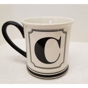 Formations C monogram mug 16 oz. micro/dishwasher safe